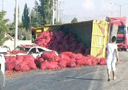Konya da trafik kazası: 1 ölü, 2 yaralı